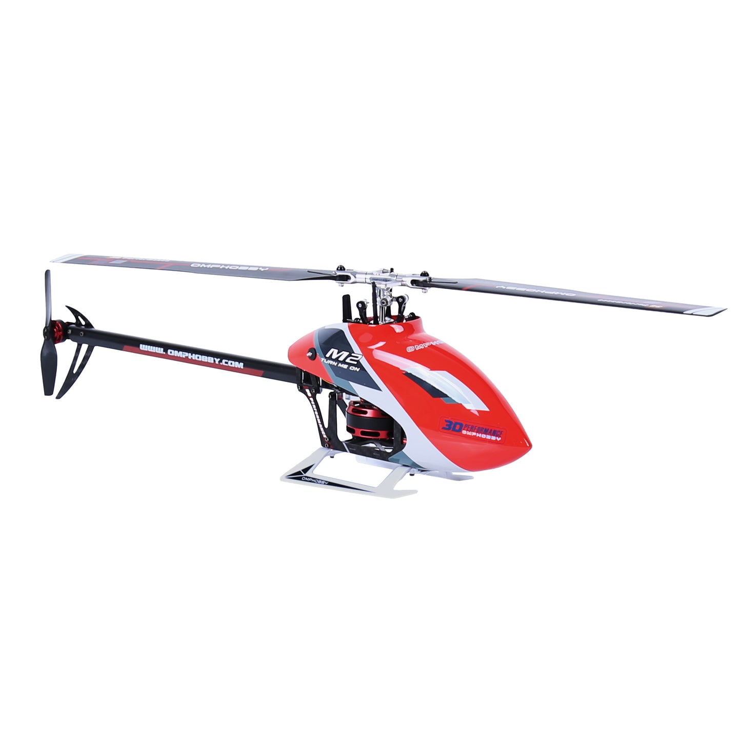 *NEW* OMPHOBBY 3D Helicopter M2 EVO MK2 BNF, WHITE (Pre-Order)